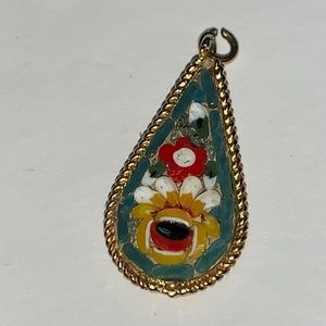 Vintage Micro mosaic pendant